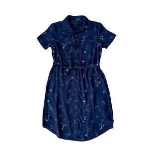 Banana Republic Shirt Dress, Size  0, Floral, Excellent Condition